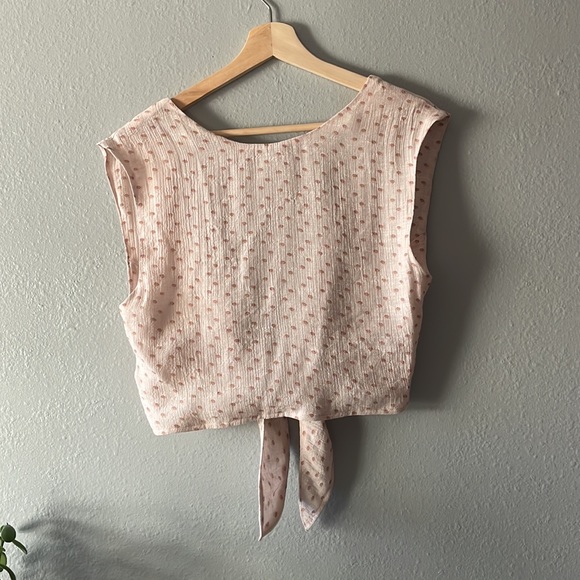 Blush Polka Dot Blouse - Picture 13 of 15